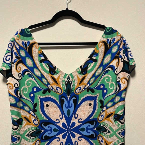 MAEVE Anthropologie Folksong Shift Dress Bird Print Boho, Size M - Picture 3 of 11